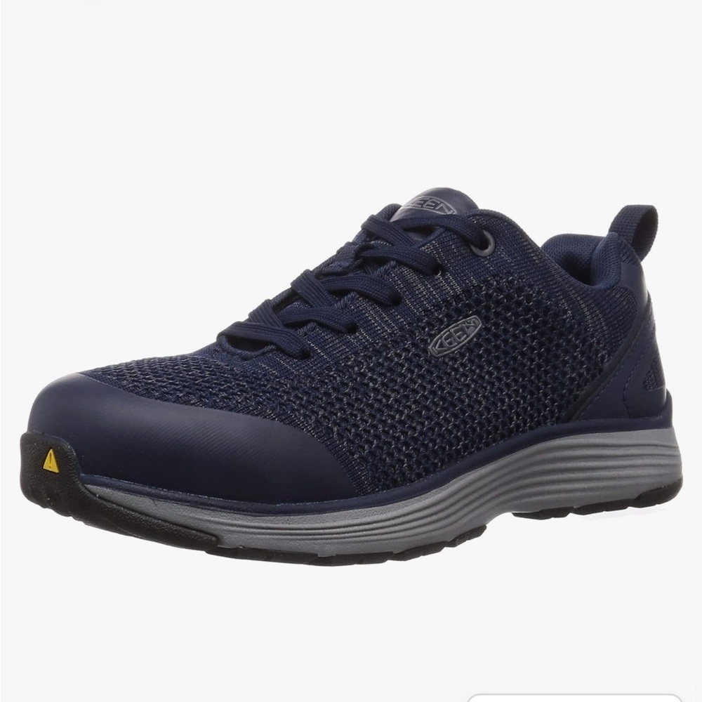 KEEN Utility Women's Sparta Low Height Alloy Toe Work Shoes Color: Mood Indigo
